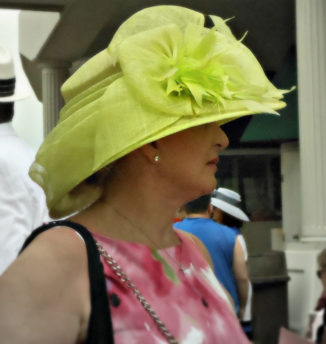 lime green hat
