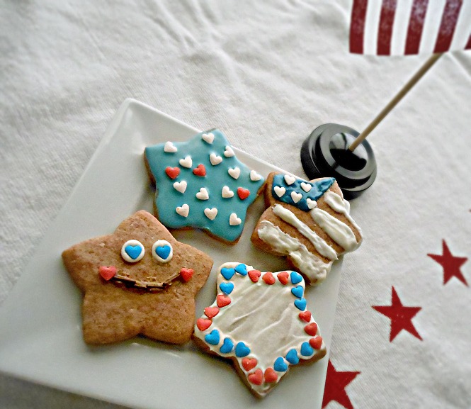 Star Spangled Cookies 4th of July