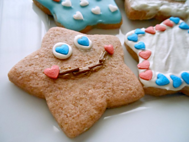 4th of July Happy Face Cookie