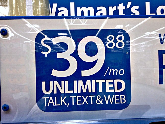 $39.88/month Unlimted Talk, Text & Web