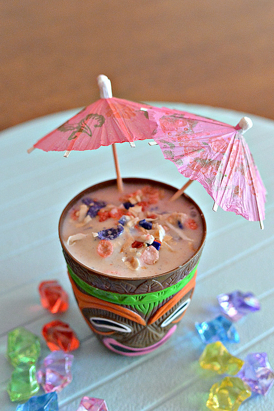 Fruity Pebbles Tropical Crunch Smoothie
