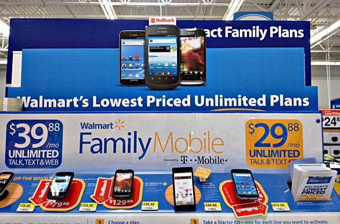 Walmart's lowest priced unlimited plans #shop