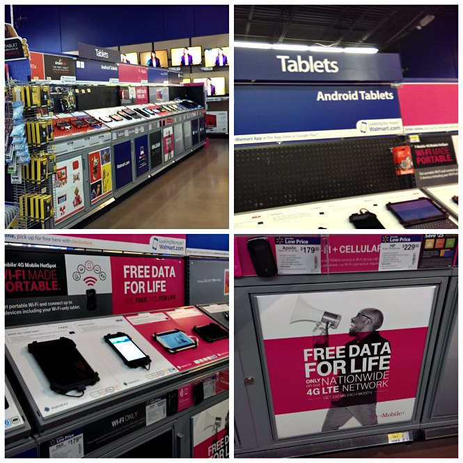 Walmart T-Mobile #TabletTrio #shop