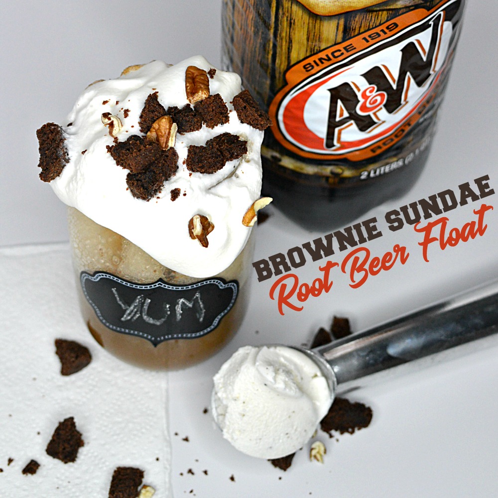 Brownie Sundae Root Beer Float