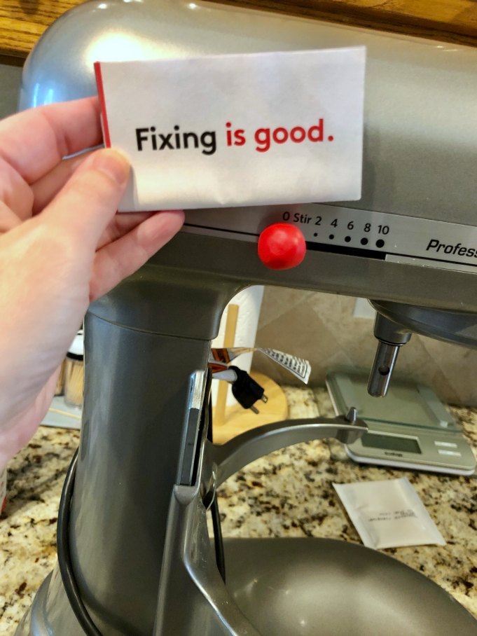 fixing a kitchenaid speed control knob