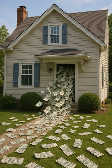 house wasting money