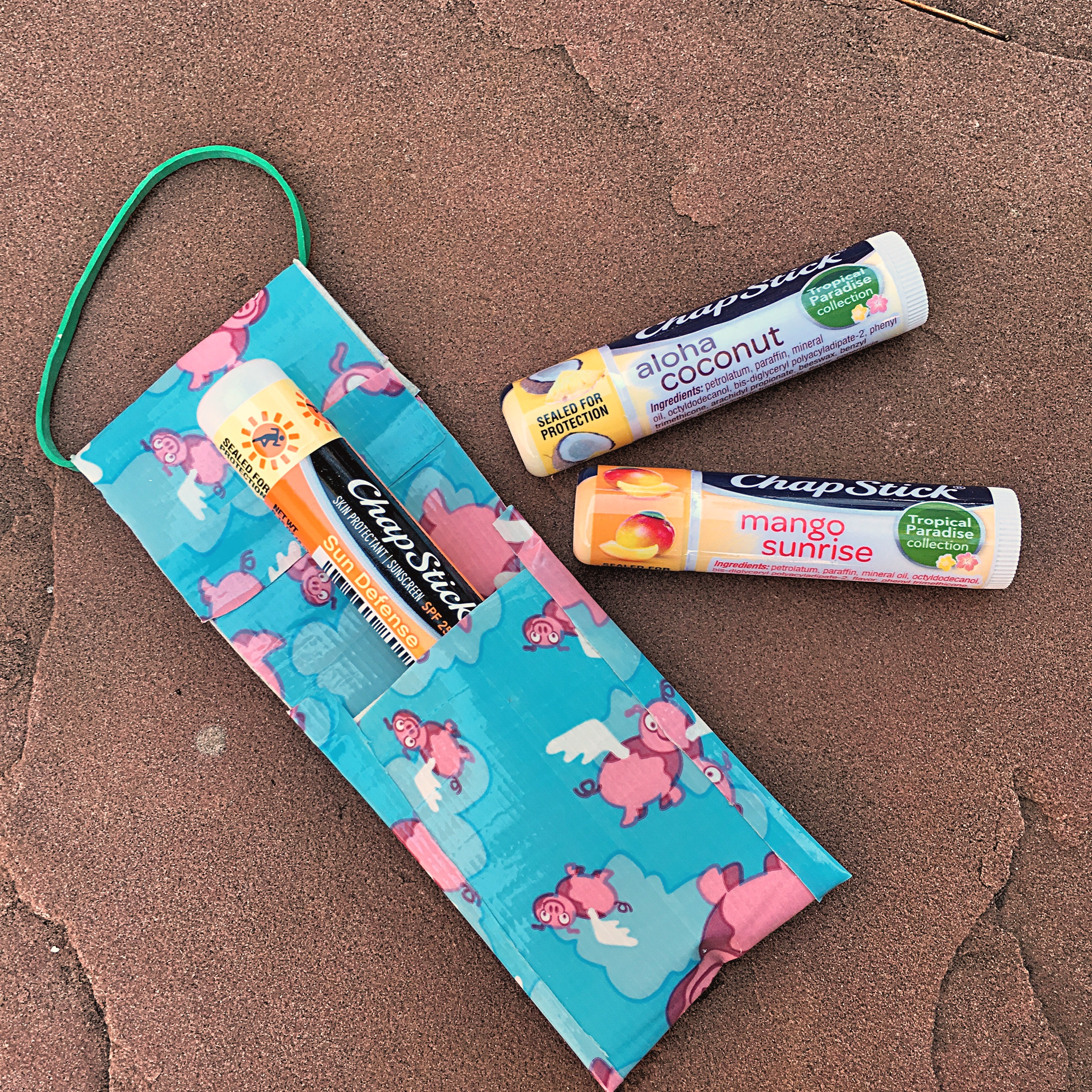 DIY DuckTape ChapStick Holder