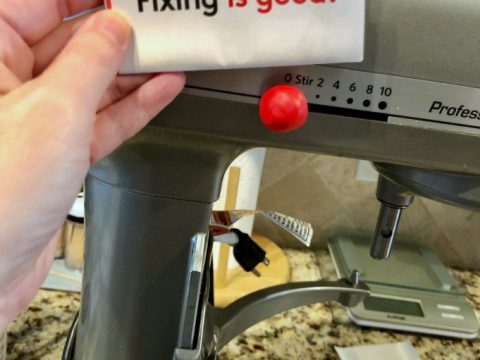 fixing a kitchenaid speed control knob