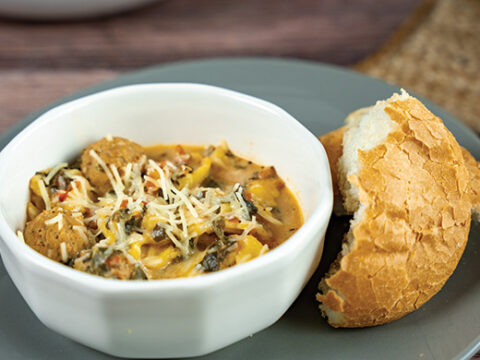 Meatball Tortellini Soup