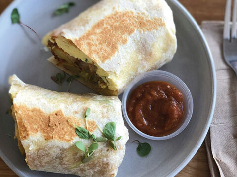 make ahead breakfast burritos